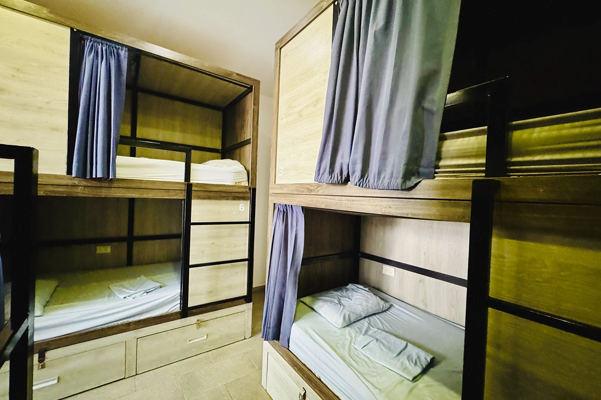 habitacion compartida con literas dobles riohacha