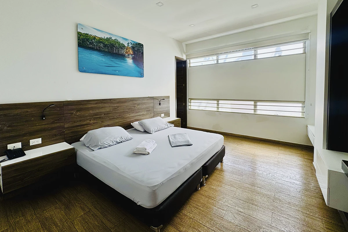 habitacion doble deluxe 205 laguna sala